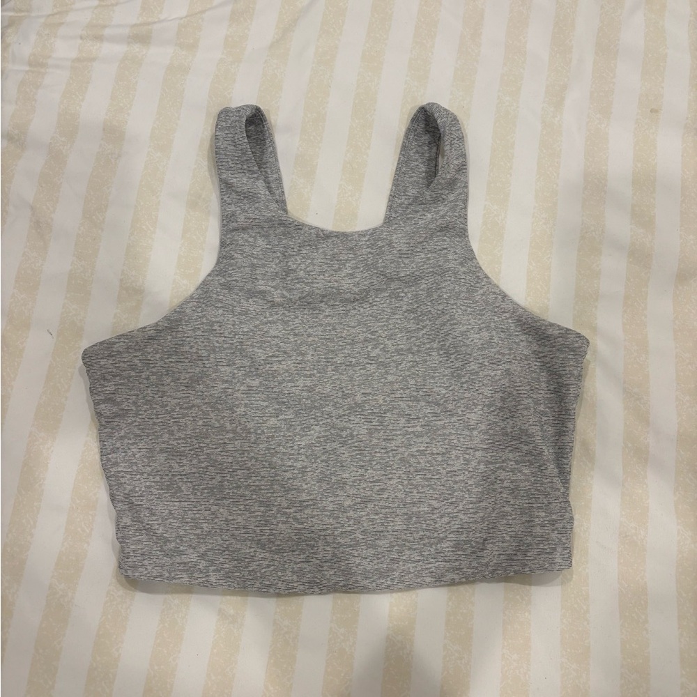 Outdoor voices high neck sports bra